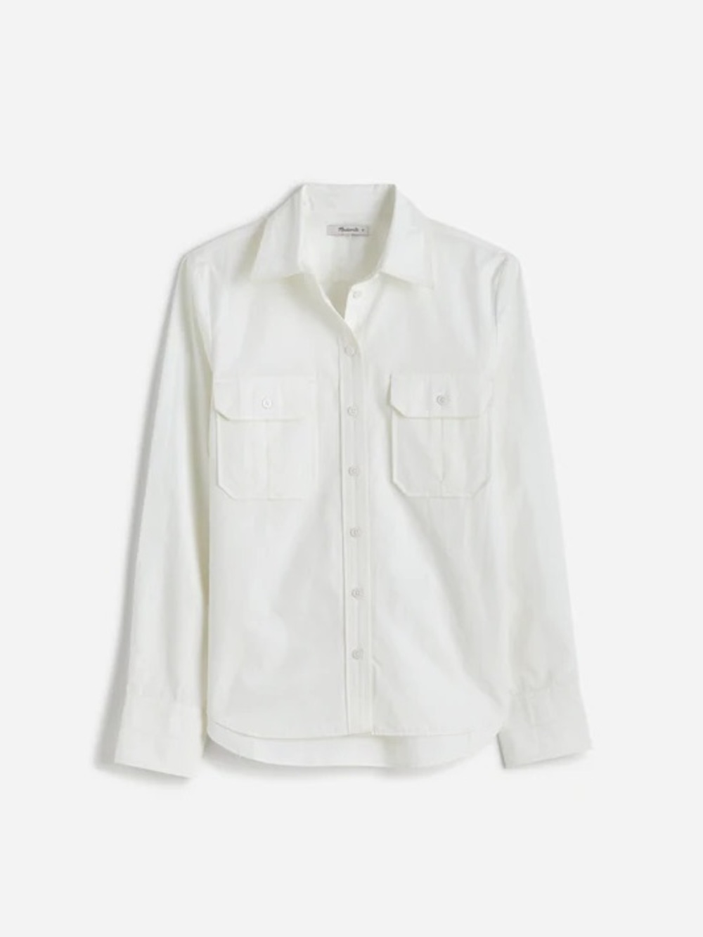 Madewell Utility-Pocket Button-Up Shirt in Eyelet White size 8 New with tag - Picture 5 of 10